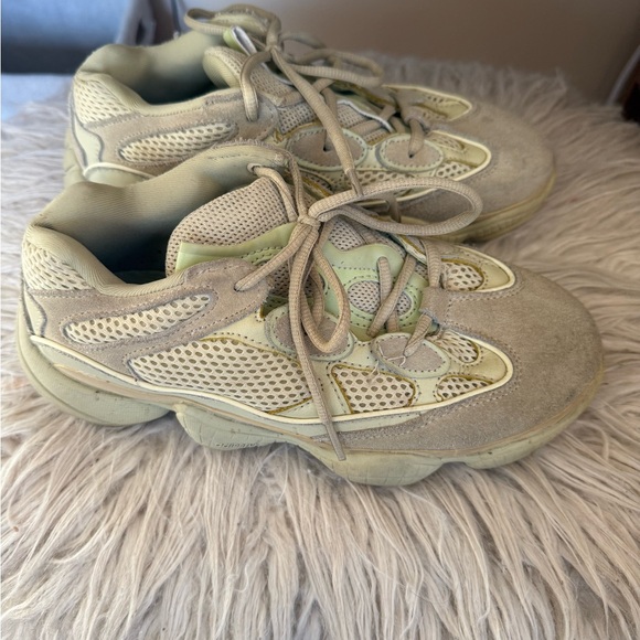 adidas Yeezy  Super Moon 500 Yellow Sneakers - Picture 1 of 5